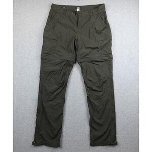 REI Co Op Women's Size 12 Convertible Zip Off Cargo Pants Green Hiking Outdoor